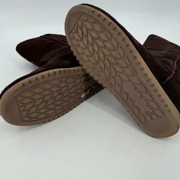 KOOLABURRA BY UGG Burra Dark Brown Short Boots Size 9 - Picture 8 of 11